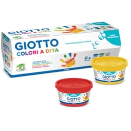 Χρώματα Δαχτυλομπογιές Giotto 100Ml 6 Τεμάχια