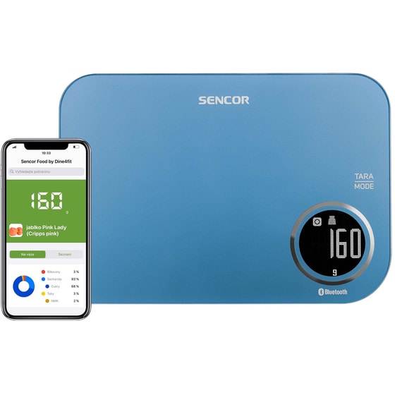 SENCOR SKS 7072BL 1gr/5kg Μπλε Ψηφιακή Ζυγαριά Κουζίνας image 0