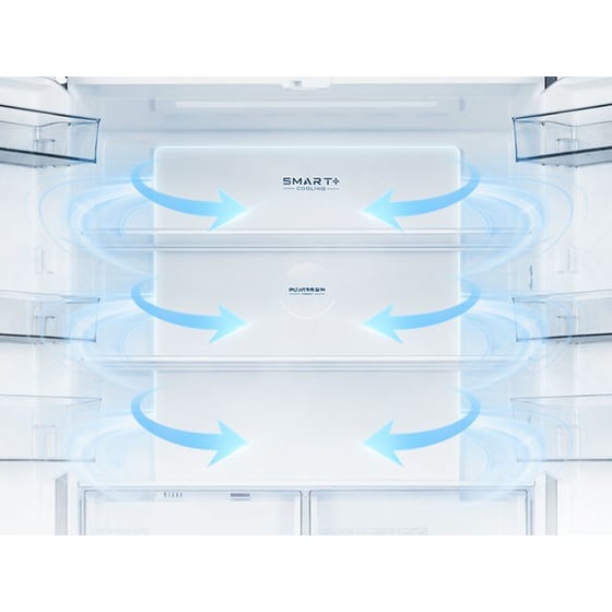 MIDEA MDRM706BIE70 515 Lt Total No Frost Ανθρακί Ψυγείο Ντουλάπα image 5