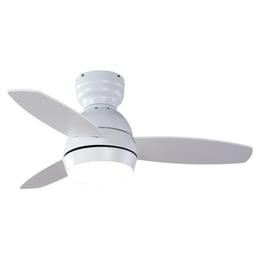 IQ CF-3618 MATT WHITE 85W 92cm με Φως και Τηλεχειριστήριο Ανεμιστήρας Οροφής