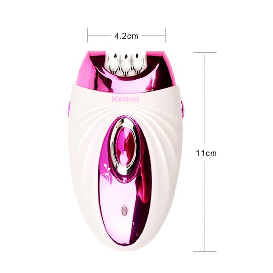 Αποτριχωτική Μηχανή Epilator KEMEI KM-205 Μωβ image 1