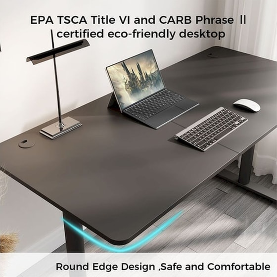 Σετ Eureka Ergonomic Γραφείο Gaming ERK-IOD-60B-V4 & Καρέκλα Python II ERK-GC08-R image 14
