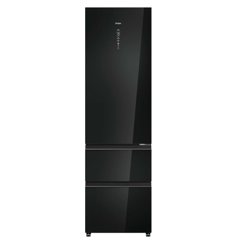 HAIER HTW7620DNGB Total No Frost 414 Lt Μαύρο Ψυγειοκαταψύκτης