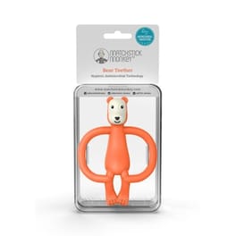 Matchstick Monkey Μασητικό Αρκουδάκι Bear Teether Πορτοκαλί