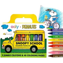Βιβλίο Ζωγραφικής & Jumbo Κηρομπογιές Ooly Peanuts