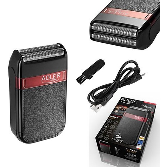 ADLER AD 2923 Ξυριστική Μηχανή Επαναφορτιζόμενη Μαύρο image 5