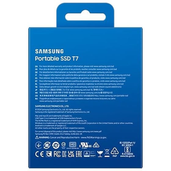 Εξωτερικός Σκληρός Δίσκος SSD Samsung T7 Portable 4TB 2.5" USB 3.2 image 8