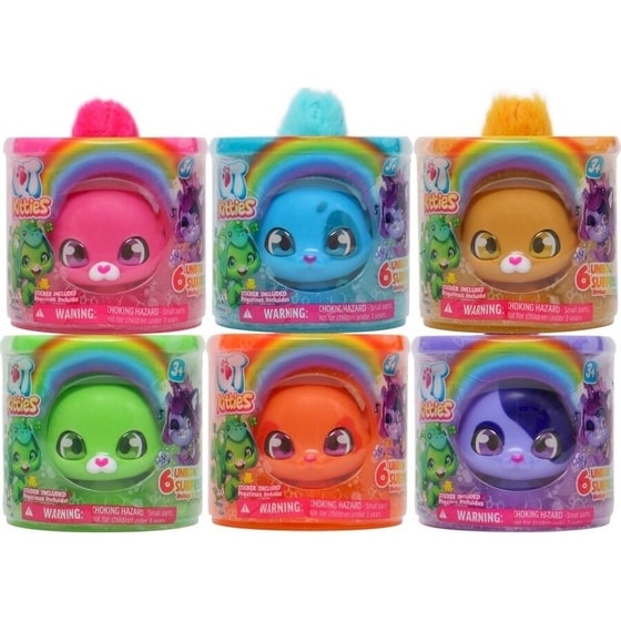 Φιγούρα QT Kitties Rainbow 6 Σχέδια 1 Τμχ - Τυχαία Επιλογή Σχεδίου image 0