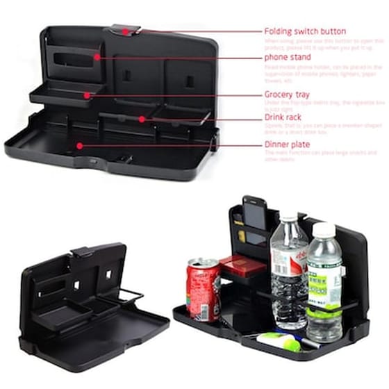 Πτυσσόμενο Τραπεζάκι Ταξιδιού Αυτοκινήτου Για Το Πίσω Κάθισμαtravel Dining Tray image 0