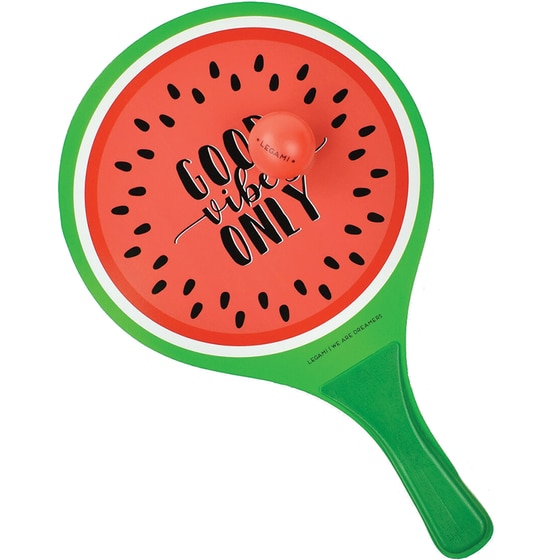 Σετ Ρακέτες Παραλίας Legami Watermelon 2 τμχ - Πράσινο/Κόκκινο image 2