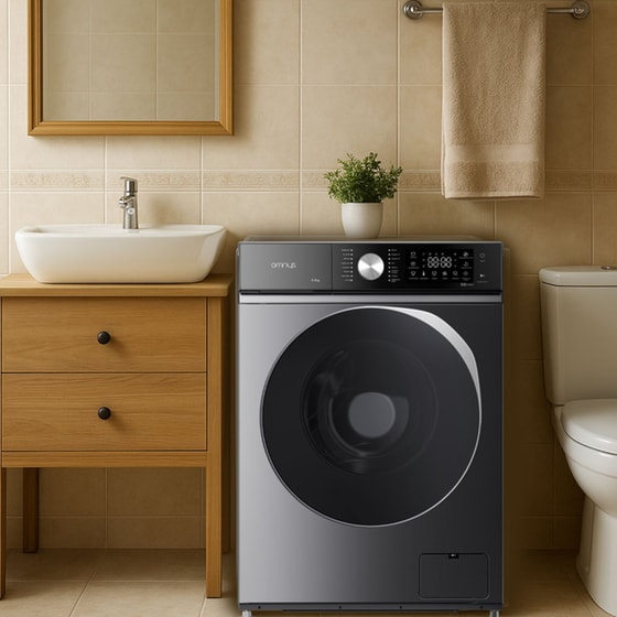 OMNYS WNM-9IN25BET 9kg 1.400 Στροφές Inox Πλυντήριο Ρούχων image 5