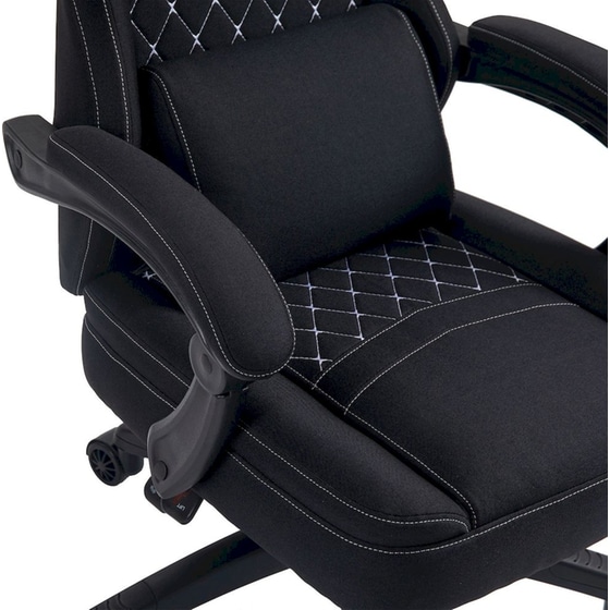 Καρέκλα Gaming White Shark Austin Υφασμάτινη - Μαύρη image 3