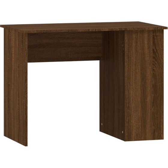 Γραφείο VidaXL από Επεξεργασμένο Ξύλο 100x55x75 cm - Καφέ Δρυς image 0
