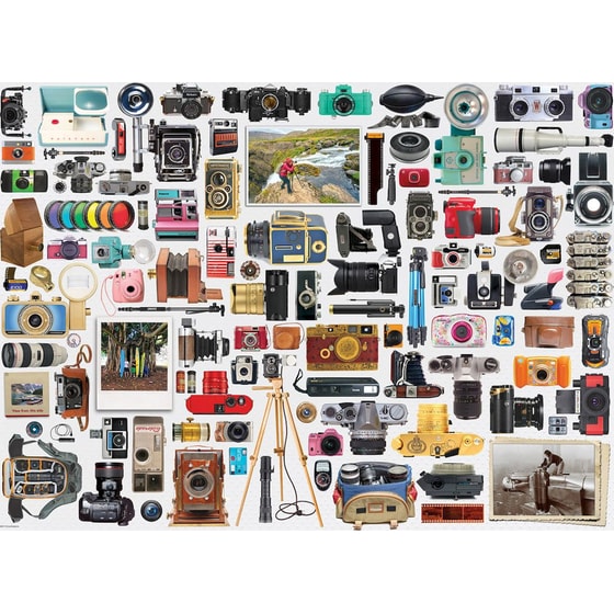 Παζλ Eurographics The World of Cameras (1000 Κομμάτια) image 1