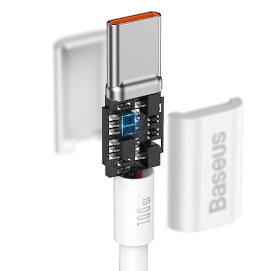 Καλώδιο δεδομένων Baseus Superior Series Cable Usb-C to Usb-C 100W 2m - White image 3