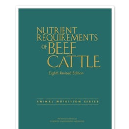 Nutrient Requirements of Beef Cattle