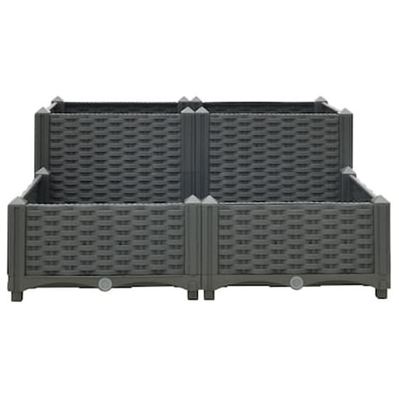 Vidaxl Ζαρντινιέρα 80 X 80 X 38 Εκ. Από Πολυπροπυλένιο image 3