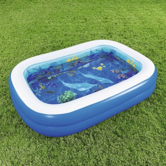 Φουσκωτή Οικογενειακή Πισίνα Bestway Undersea Adventure 54177 778 Lt - Μπλε image 2