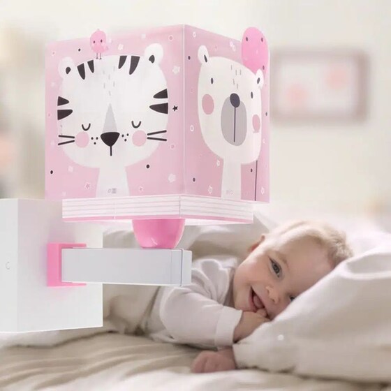 Παιδικό Φωτιστικό Τοίχου Ango Baby Jungle 63119S - Ροζ image 6