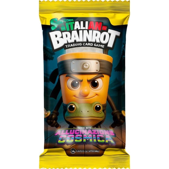 Italian Brainrot Skifidol Σειρά Beta "Allucinazione Cosmica" - 1 Φακελάκι (14 Κάρτες) image 1