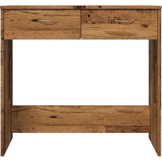 Γραφείο VidaXL από Επεξεργασμένο Ξύλο 80x40x75 cm - Όψη Παλαιού Ξύλου image 4