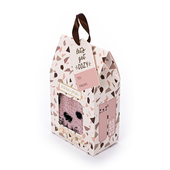 Κάλτσες Tri Coastal Design Με Αντιολισθητικό Τύπωμα Cat image 1