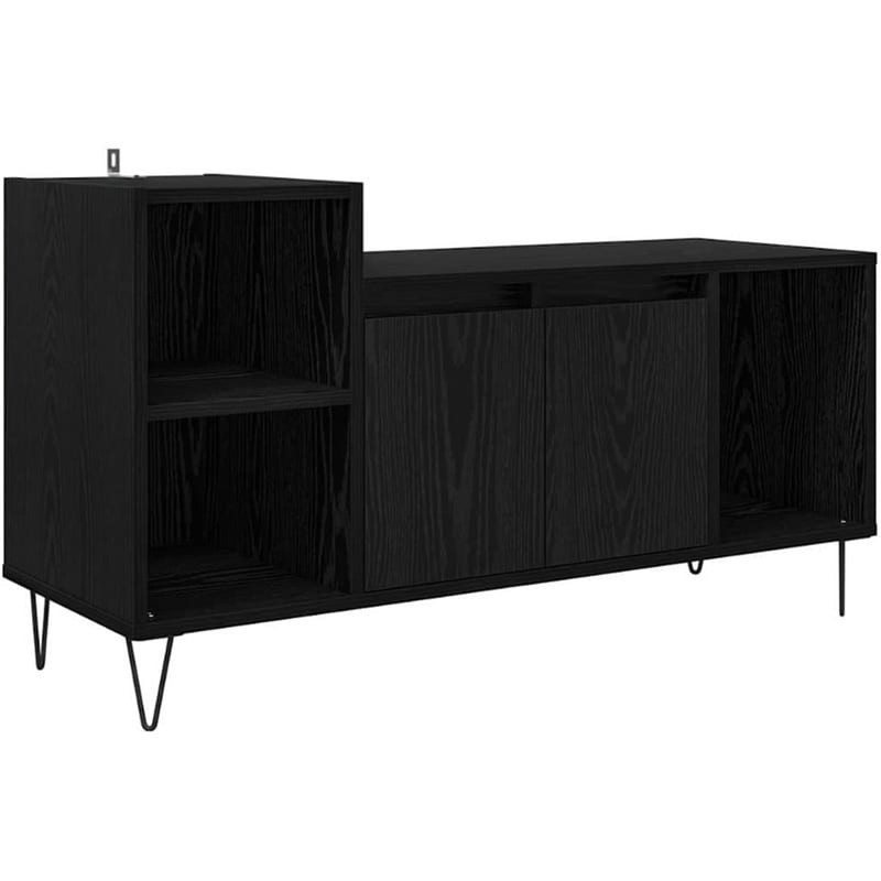 Έπιπλο Τηλεόρασης VidaXL 100 x 35 x 55 cm - Μαύρη Οξιά