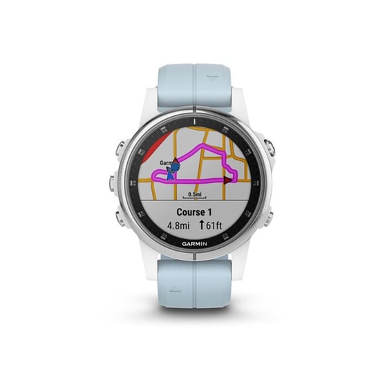 Smartwatch Garmin fenix 5S Plus Ασημί/Μαύρο image 1