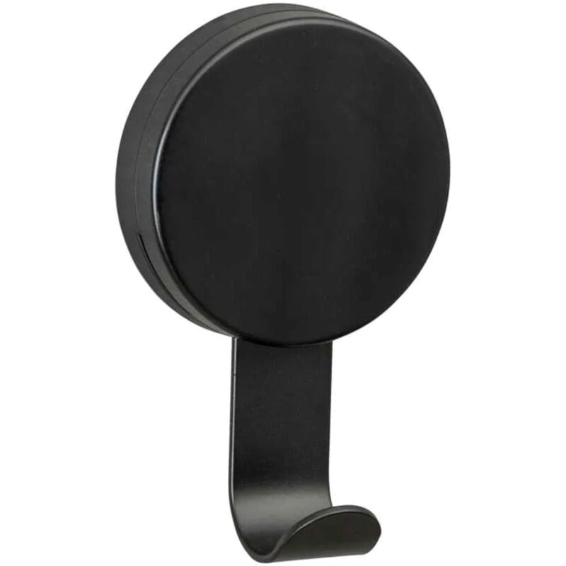 WENKO Κρεμαστράκια Αυτοκόλλητα Wenko Pavia Μεταλλικά 2Τμχ 3.5x10cm - Μαύρο