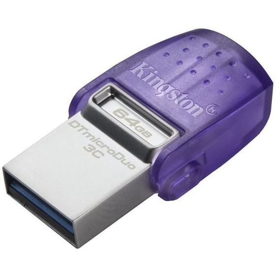 Kingston DataTraveler 64GB USB 3.2 Type-C - Μωβ image 2
