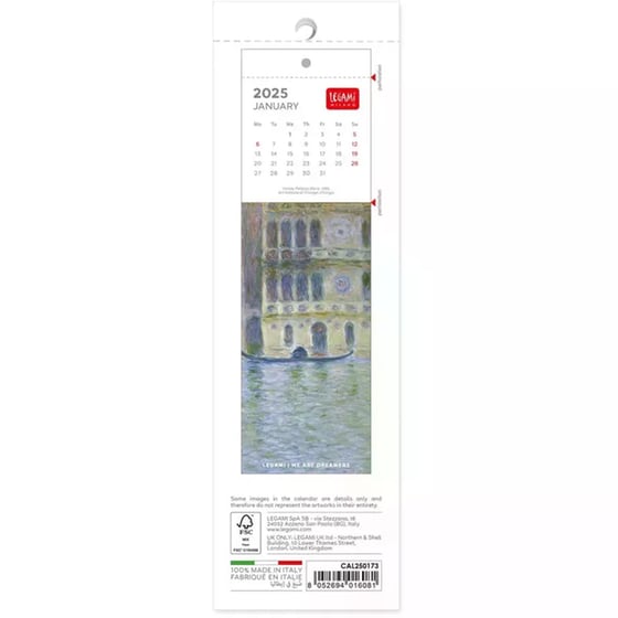 Ημερολόγιο Σελιδοδείκτης Legami 2025 Claude Monet image 1