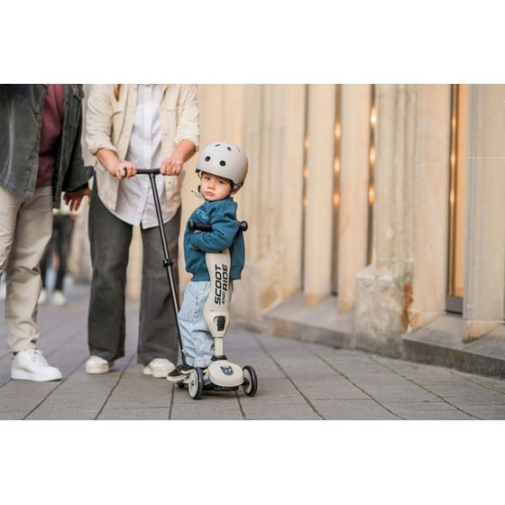 Παιδικό Πατίνι Τρίτροχο Πολυμορφικό 3 σε 1 Scoot & Ride Highwaykick 1 Push and Go με Λαβή Γονέα - Ash image 11