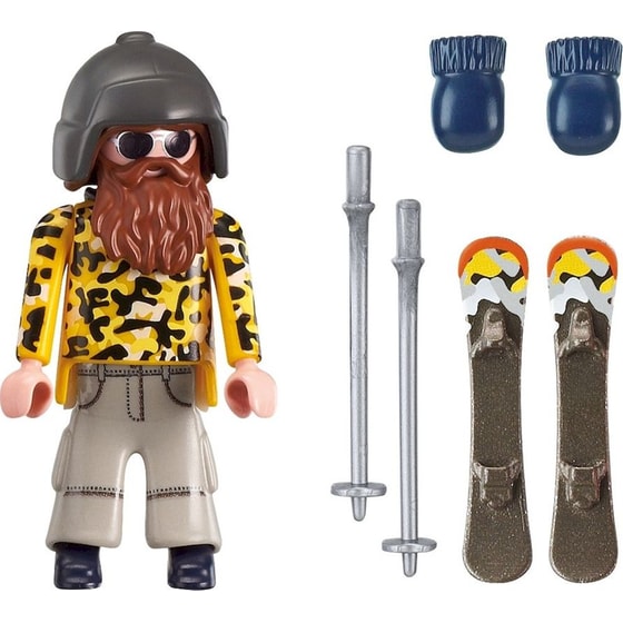 PLAYMOBIL® Family Fun Σκιέρ Snowblades Freestyle (9284) image 1