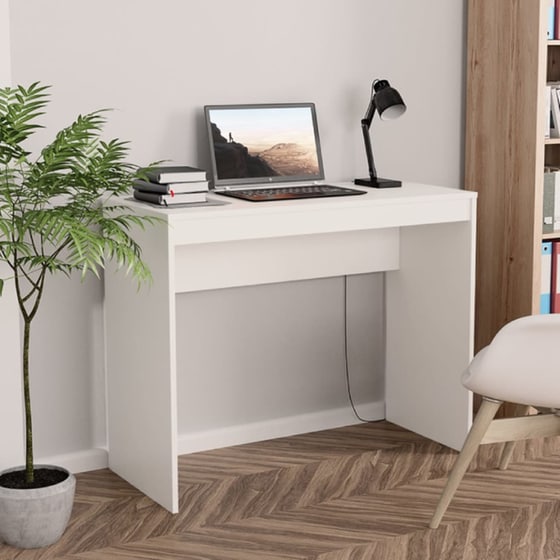 Γραφείο Μελέτης VidaXL από Μοριοσανίδα 90x40cm - Λευκό image 1