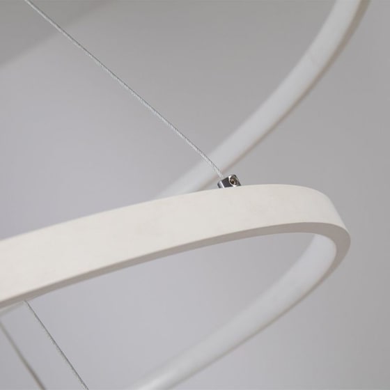 Φωτιστικό Οροφής Led Dimmable Homelighting Morelli 77-8134 από Αλουμίνιο - Λευκό image 1