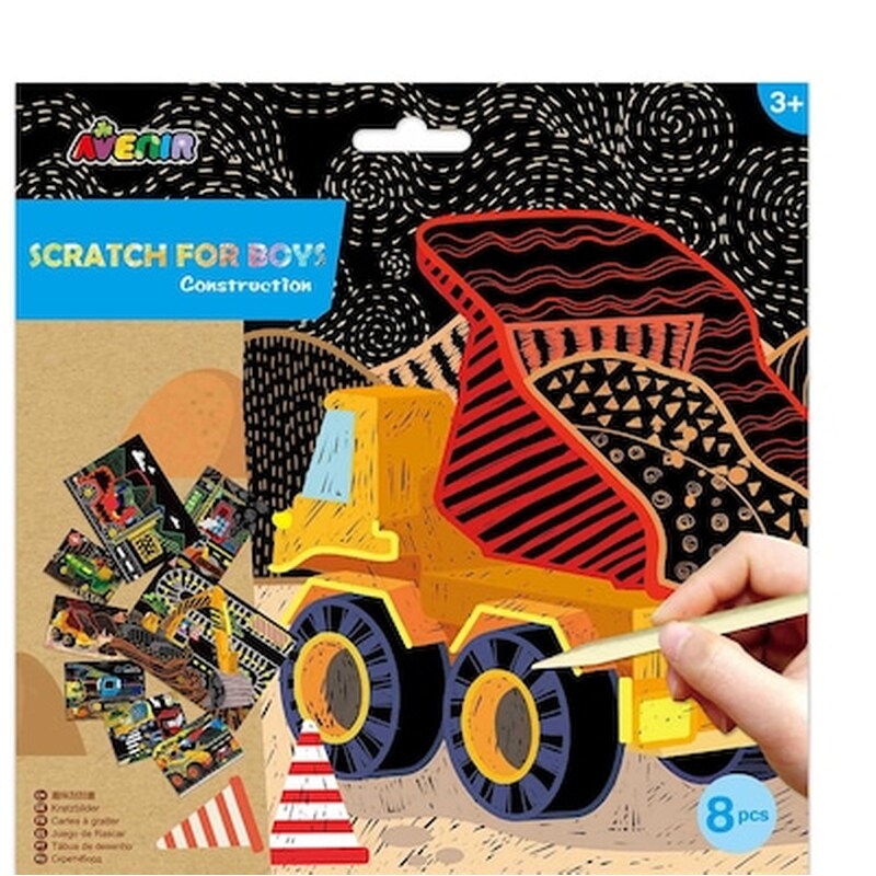 Arts And Crafts Χειροτεχνίες Avenir – Σκράτς Scratch Construction 60118