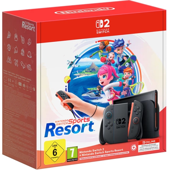 Nintendo Switch 2 Μαύρο Nintendo Switch Sports Resort Bundle & 3 Μήνες Συνδρομή Nintendo Switch Online image 0