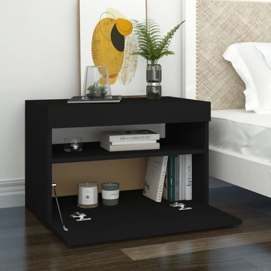 Έπιπλο Τηλεόρασης VidaXL από Μοριοσανίδα 60x35x40cm - Μαύρο image 10