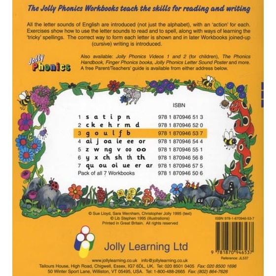 Jolly Phonics Workbook 3 image 1