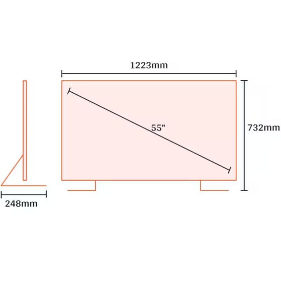 Sony BRAVIA 8A OLED 55"  4K HDR Google  Smart Τηλεόραση K55XR8AB image 1