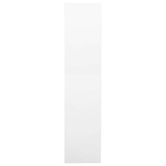 Ντουλάπα Γραφείου VidaXL από Ατσάλι 90x40x180 cm - Λευκό image 2