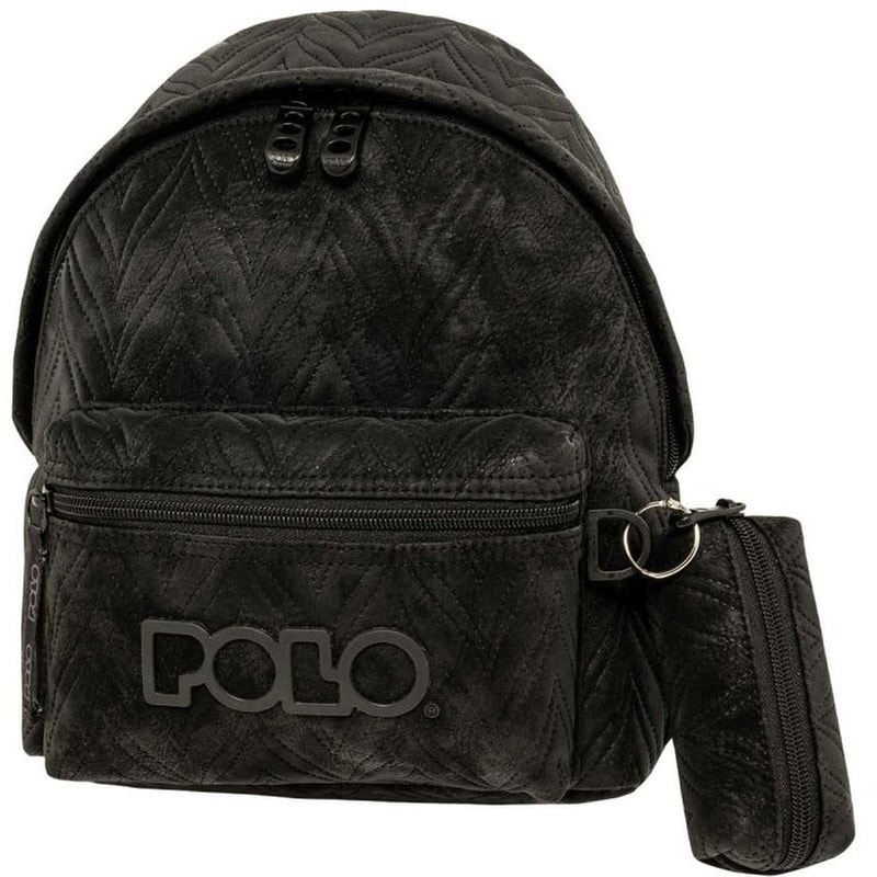 Τσάντα Βόλτας Polo Mini Leaves Black