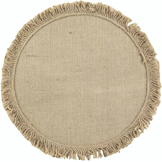 Σουπλά Spitishop Frangyss Ψάθινο 38 cm - Μπεζ image 0