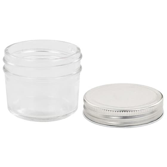 Vidaxl Βάζα Μαρμελάδας 96 Τεμ. 110 Ml Γυάλινα Με Ασημένια Καπάκια image 5