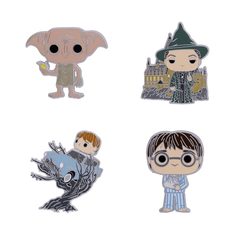 Funko Pop! Pin - Wizarding World: Harry Potter - Chamber Of Secrets 4-Pack Pin Set φωτογραφία