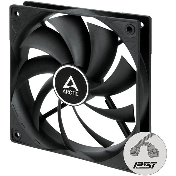 Case Fan ARCTIC F12 PWM PST - Μαύρο image 1