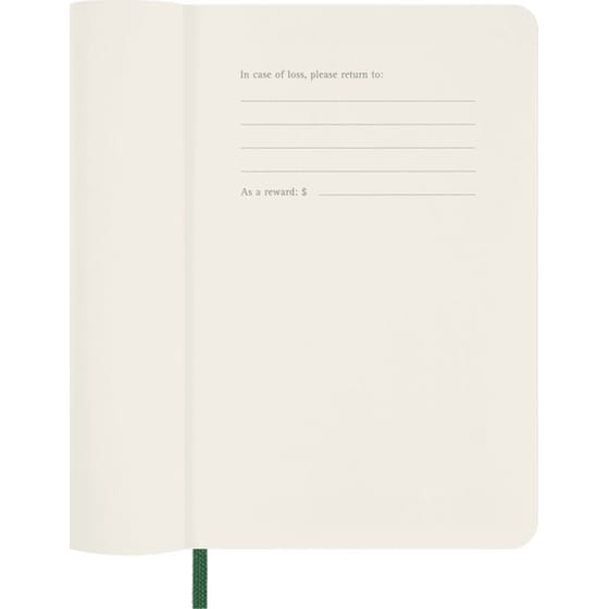 Ημερολόγιο Ημερήσιο Moleskine 2025 12M Pocket Myrtle Green Soft image 3