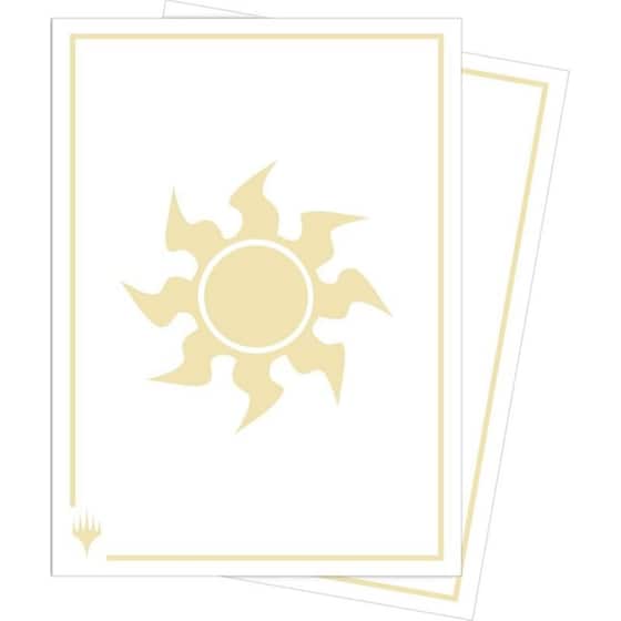 Ultra Pro Card Sleeves Standard Size - Mana 8 Plains (105 Sleeves) image 0