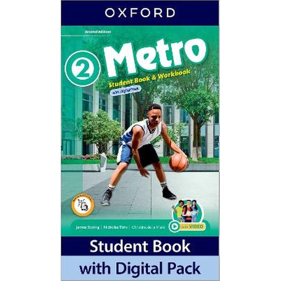 Metro 2: Student Book and Workbook with Digital Pack image 0