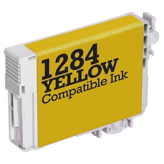 Συμβατό Epson T1284 Κίτρινο Μελάνι Εκτυπωτή C13t12844010 image 0